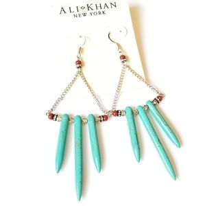 Ali-Khan Aztec Boho Style Earrings